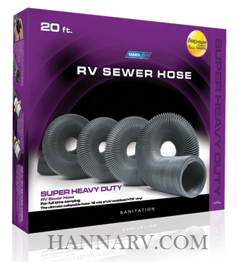 Camco Super Heavy Duty RV Sewer Hose | 20 Foot | 39651